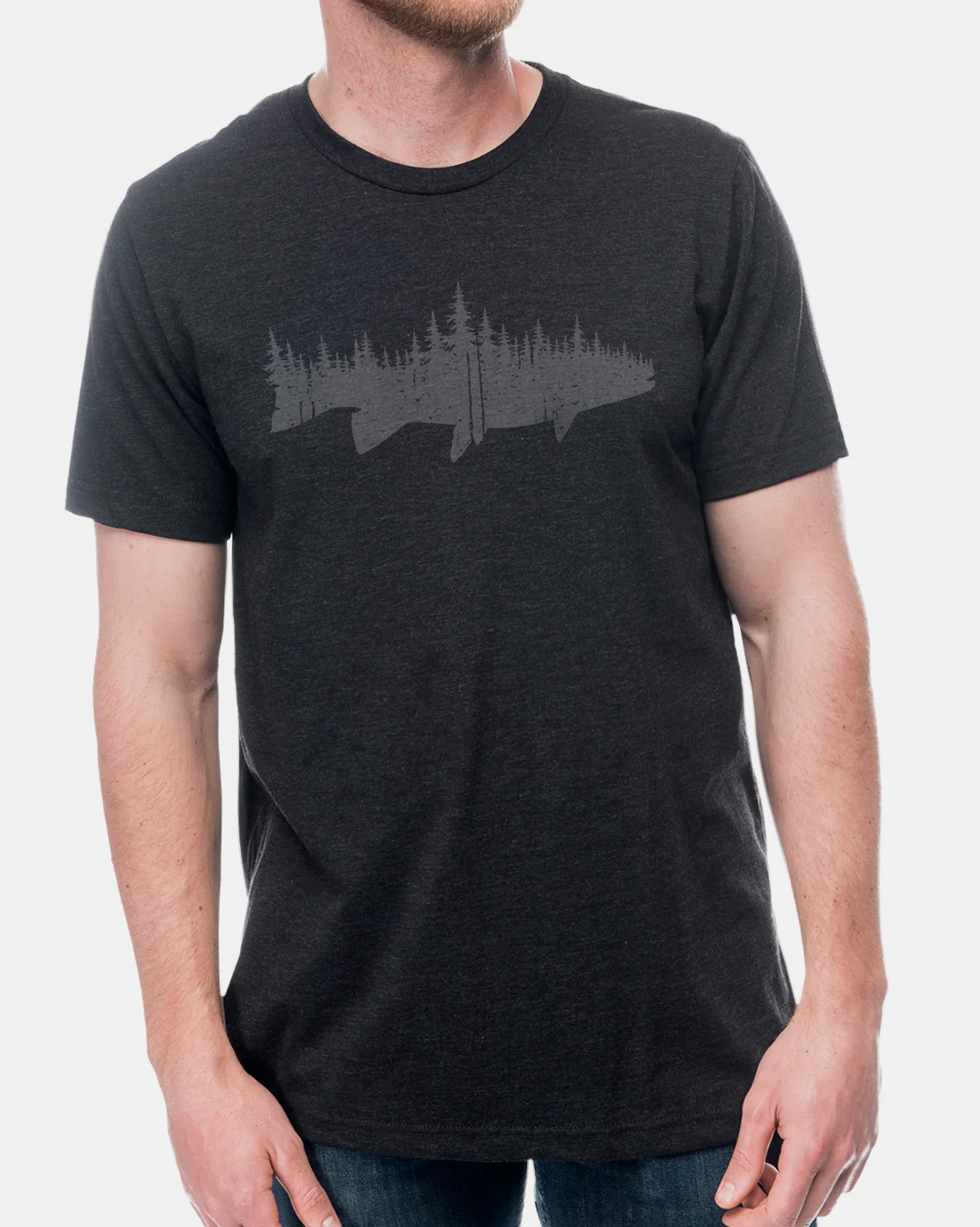 Men's Fish and Forest T-Shirt - Image 5